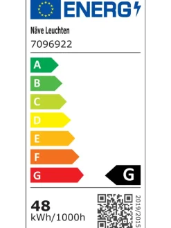 näve Decken- & Hängeleuchten<LED-CCT-Hängeleuchte "Circulo" in Schwarz/ Creme - EEK G (A bis G)