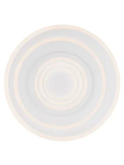 Globo lighting Decken- & Hängeleuchten<LED-Deckenleuchte "Bafur" in Weiß - (H)7 x Ø 49,5 cm