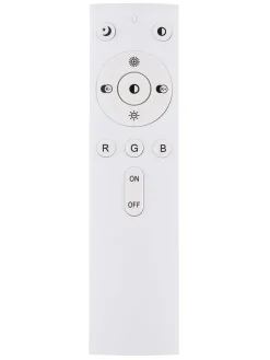 Globo lighting Decken- & Hängeleuchten<LED-Deckenleuchte "Betha" in Braun/ Weiß - (H)7 x Ø 34 cm