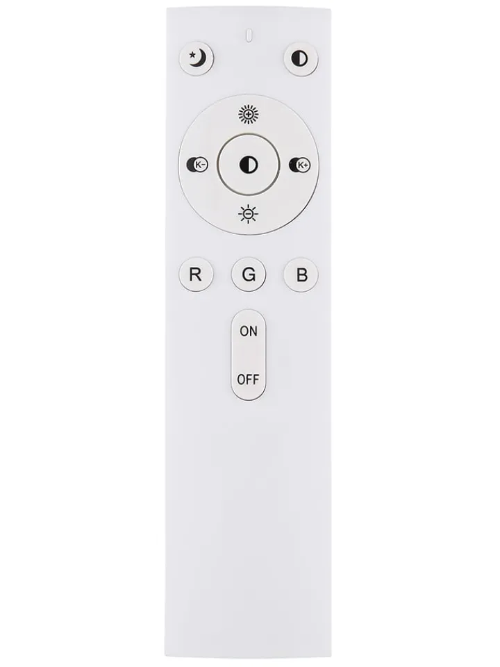 Globo lighting Decken- & Hängeleuchten<LED-Deckenleuchte "Betha" in Braun/ Weiß - (H)7 x Ø 34 cm