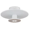Globo lighting Decken- & Hängeleuchten<LED-Deckenleuchte "Carter" in Weiß - (H)18 x Ø 38 cm
