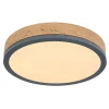 Globo lighting Decken- & Hängeleuchten<LED-Deckenleuchte "Doro" in Hellbraun/ Grau - Ø 30 cm
