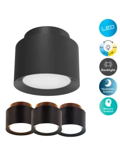 näve Decken- & Hängeleuchten<LED-Deckenspot "Trimes" in Schwarz - EEK E (A bis G)