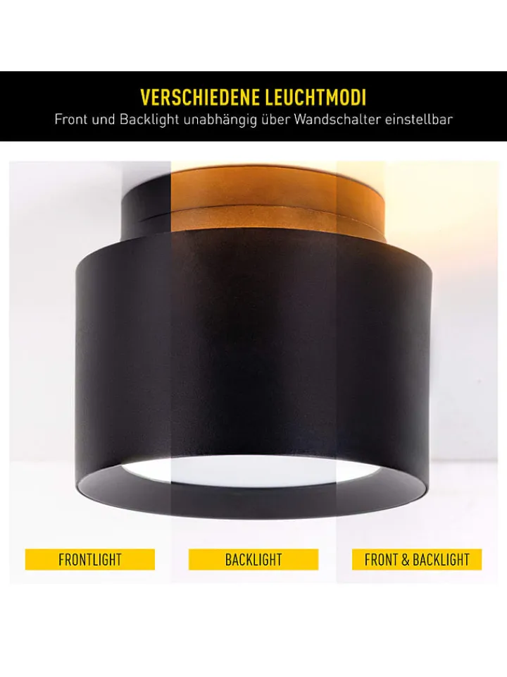 näve Decken- & Hängeleuchten<LED-Deckenspot "Trimes" in Schwarz - EEK E (A bis G)