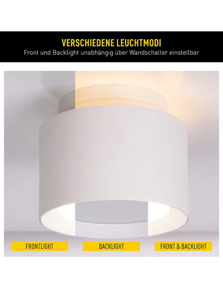 näve Decken- & Hängeleuchten<LED-Deckenspot "Trimes" in Weiß - EEK E (A bis G)