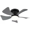 Globo lighting Klima & Haushalt<LED-Deckenventilator "Hinea" in Schwarz - (H)13 x Ø 40,6 cm