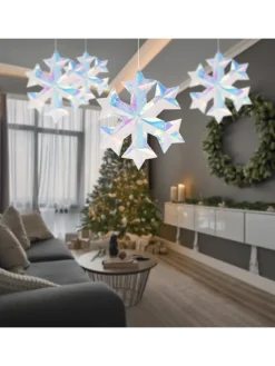 WellHome Wohndekoration<LED-Dekoanhänger in Bunt - Ø 27 cm