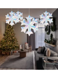 WellHome Wohndekoration<LED-Dekoanhänger in Bunt - Ø 27 cm