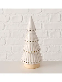 Boltze Dekofiguren & -Objekte<LED-Dekoaufsteller "Brescia" in Creme/ Beige - (B)9 x (H)21 x (T)9 cm