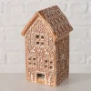 Boltze Dekofiguren & -Objekte<LED-Dekoaufsteller "Gingerbread" in Hellbraun - (B)7,5 x (H)14 x (T)7 cm