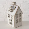 Boltze Dekofiguren & -Objekte<LED-Dekoaufsteller "Hildur" in Creme/ Beige - (B)9 x (H)16 x (T)8 cm