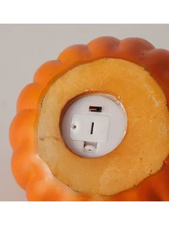 Boltze Dekofiguren & -Objekte<LED-Dekoaufsteller "Sponky" in Orange - (H)12 x Ø 12 cm