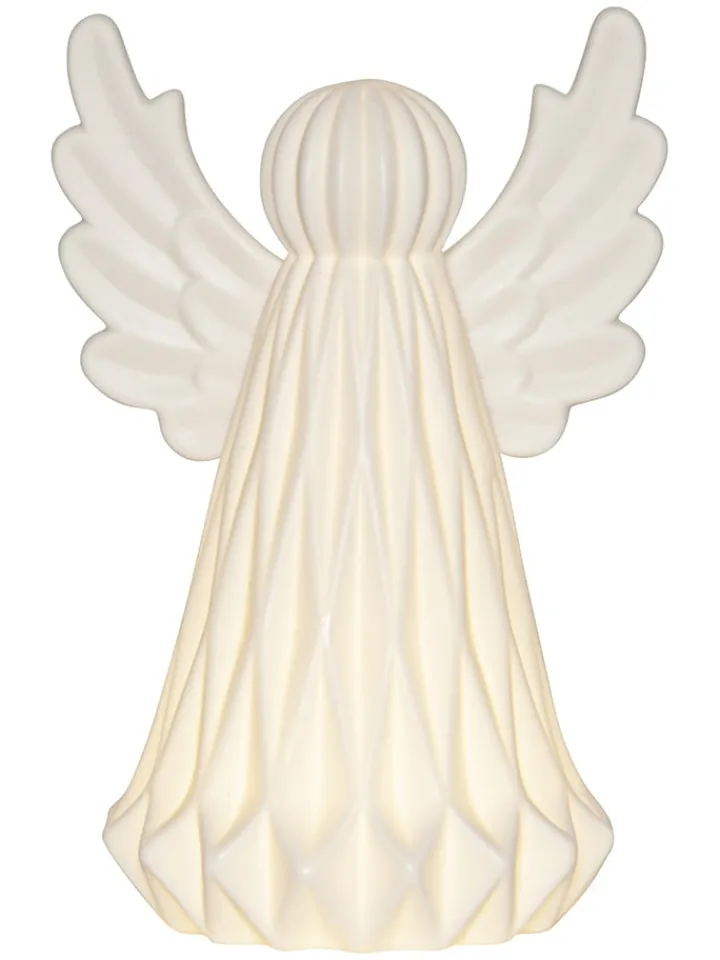 STAR Trading Dekofiguren & -Objekte<LED-Dekofigur "Vinter" in Weiß - (B)13 x (H)19 cm