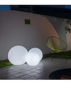 lumisky Außenbeleuchtung|Außenleuchten<LED-Dekoleuchte "Bobby" in Weiß - (H)50 cm
