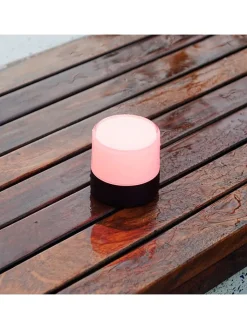 lumisky Außenbeleuchtung|Außenleuchten<LED-Dekoleuchte "Bolo" in Transparent - (H)9,5 x Ø 9,4 cm
