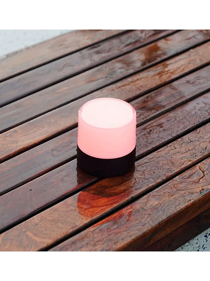 lumisky Außenbeleuchtung|Außenleuchten<LED-Dekoleuchte "Bolo" in Transparent - (H)9,5 x Ø 9,4 cm