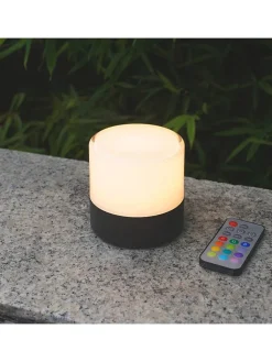 lumisky Außenbeleuchtung|Außenleuchten<LED-Dekoleuchte "Bolo" in Transparent - (H)9,5 x Ø 9,4 cm