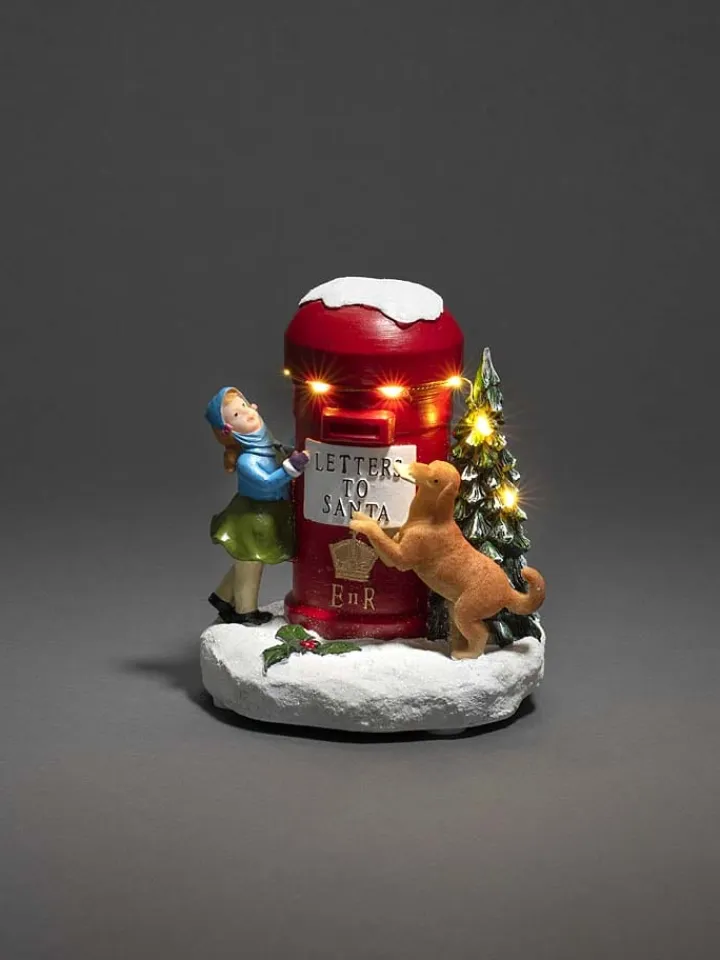 Konstsmide Lichterketten & Deko-Leuchten<LED-Dekoleuchte "Briefkasten'' in Bunt - (B)13,5 x (H)16 x (T)12 cm