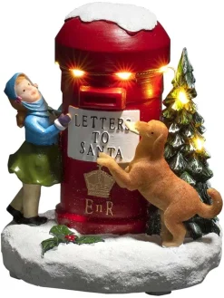 Konstsmide Lichterketten & Deko-Leuchten<LED-Dekoleuchte "Briefkasten'' in Bunt - (B)13,5 x (H)16 x (T)12 cm