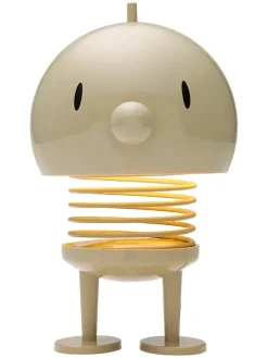 Hoptimist Außenbeleuchtung|Außenleuchten<LED-Dekoleuchte "Bumble" in Beige - (B)10 x (H)15 x (T)10 cm