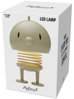 Hoptimist Außenbeleuchtung|Außenleuchten<LED-Dekoleuchte "Bumble" in Beige - (B)10 x (H)15 x (T)10 cm