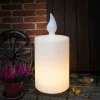 8 seasons Lichterketten & Dekobeleuchtung<LED-Dekoleuchte "Candle" in Weiß - (H)60 x Ø 38,5 cm