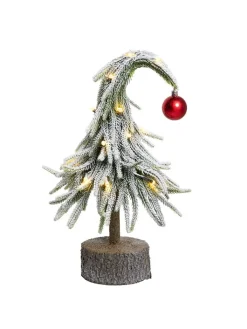 Hollybell Lichterketten & Dekobeleuchtung<LED-Dekoleuchte ''Christmas Tree'' in Grün/ Weiß - (L)36 cm
