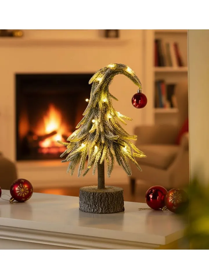 Hollybell Lichterketten & Dekobeleuchtung<LED-Dekoleuchte ''Christmas Tree'' in Grün/ Weiß - (L)36 cm