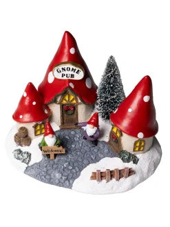 Hollybell Lichterketten & Dekobeleuchtung|Lichterketten & Deko-Leuchten<LED-Dekoleuchte ''Gnome Pub'' in Bunt - (B)22 x (H)16,2 x (T)17 cm