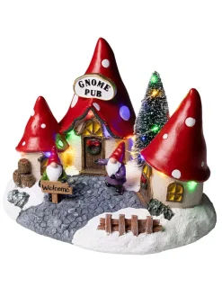 Hollybell Lichterketten & Dekobeleuchtung|Lichterketten & Deko-Leuchten<LED-Dekoleuchte ''Gnome Pub'' in Bunt - (B)22 x (H)16,2 x (T)17 cm