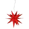Hollybell Weihnachtsschmuck<LED-Dekoleuchte in Rot - Ø 55 cm