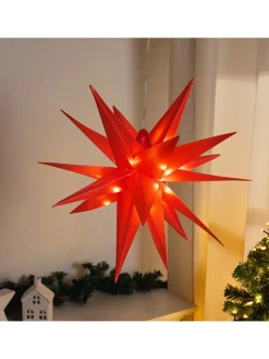 Hollybell Weihnachtsschmuck<LED-Dekoleuchte in Rot - Ø 55 cm