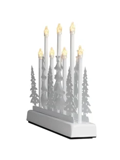 Hollybell Lichterketten & Deko-Leuchten|Lichterketten & Dekobeleuchtung<LED-Dekoleuchte in Weiß - (B)32 x (H)23 x (T)5,5 cm
