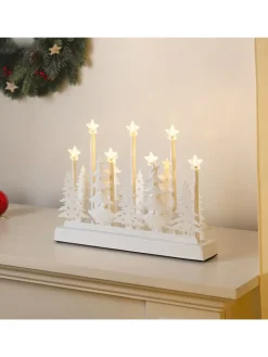 Hollybell Lichterketten & Deko-Leuchten|Lichterketten & Dekobeleuchtung<LED-Dekoleuchte in Weiß - (B)32 x (H)23 x (T)5,5 cm