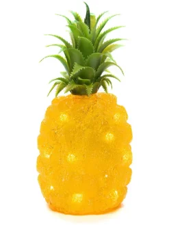 Konstsmide Außenleuchten<LED-Dekoleuchte "Pineapple" in Gelb - (H)26 x Ø 11 cm