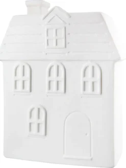 GILDE Lichterketten & Deko-Leuchten<LED-Dekoleuchte "Rotterdam" in Weiß - (B)13 x (H)17 x (T)5 cm