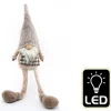 SiL Interiors Lichterketten & Dekobeleuchtung<LED-Dekoleuchte ''Santa'' in Beige - (B)19 x (H)68 x (T)14 cm