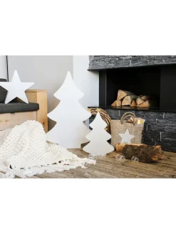 8 seasons Lichterketten & Deko-Leuchten<LED-Dekoleuchte "Shining Tree Mini" in Weiß - (H)40 cm