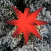 Hollybell Lichterketten & Deko-Leuchten|Lichterketten & Dekobeleuchtung<LED-Dekoleuchte ''Star'' in Rot - (L)12 x (B)12 cm