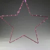 AM Design Lichterketten & Dekobeleuchtung<LED-Dekoleuchte ''Stern'' in Pink - (L)58 x (B)58 cm