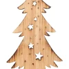 näve Dekofiguren & -Objekte<LED-Dekoleuchte "Tannanbaum" in Hellbraun - (B)28,5 x (H)47,5 x (T)10,5 cm