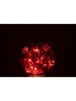 J Line Dekofiguren & -Objekte<LED-Dekoobjekt "Kugel" in Rot - (H)20,5 x Ø 20,5 cm
