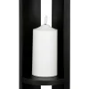 GILDE Lichterketten & Deko-Leuchten<LED-Dekoobjekt "Shelter" in Schwarz - (H)36 cm