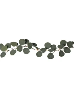 STAR Trading Lichterketten & Dekobeleuchtung|Lichterketten & Deko-Leuchten<LED-Eukalyptuszweig "Eucalyptus" in Grün - (L)180 cm