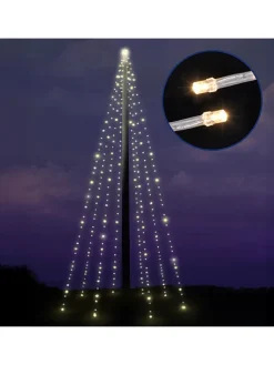 Hollybell Lichterketten & Dekobeleuchtung|Lichterketten & Deko-Leuchten<LED-Fahnenmast-Lichterkette - EEK G (A bis G) - (L)1000 cm