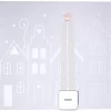 STAR Trading Wohndekoration<LED-Fensterdekoration "Windo" in Weiß/ Transparent - (B)22,5 x (H)21 cm