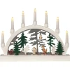 STAR Trading Lichterketten & Dekobeleuchtung<LED-Fensterleuchter "Forest Friends" in Bunt - (L)45 x (B)33 cm