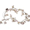 STAR Trading Lichterketten & Dekobeleuchtung|Lichterketten & Deko-Leuchten<LED-Girlande "Cherryflower" in Rosa - (L)180 cm
