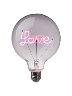 Butlers Leuchtmittel<LED-Glühlampe BRIGHT LIGHT LOVE in Pink
