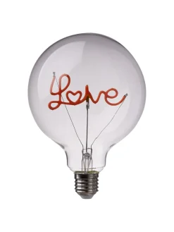 Butlers Leuchtmittel<LED-Glühlampe BRIGHT LIGHT LOVE in Pink